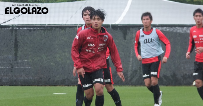 待望の今季初ゴールが生まれた京都・岩崎悠人。「これをいいきっかけにしたい」