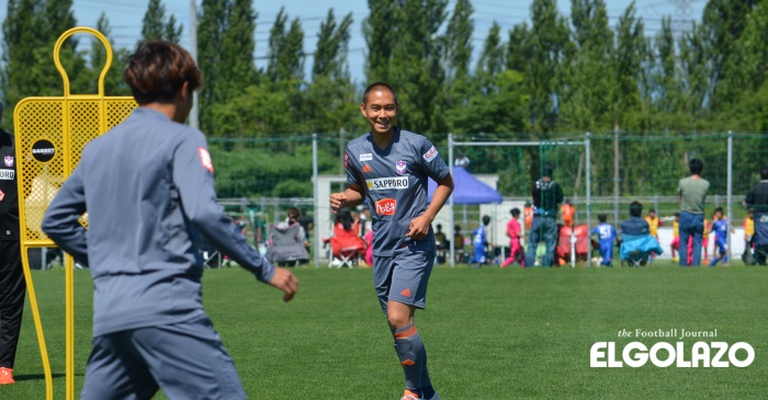 急性白血病からの復帰を目指す新潟の早川史哉が練習参加。「サッカー、楽しいです」