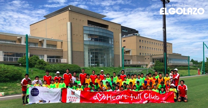 再開した福島・JヴィレッジでJクラブ初のサッカー教室を開催。地元の子どもたち約100名が笑顔に
