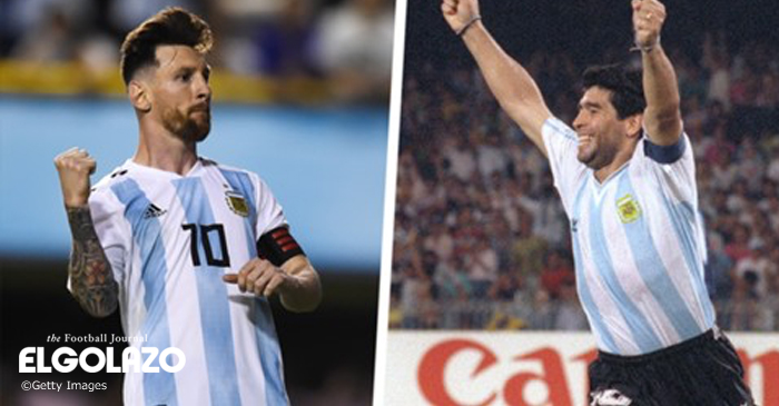元アルゼンチン代表DFが偉大な2選手を比較…マラドーナは純粋な芸術、メッシは？