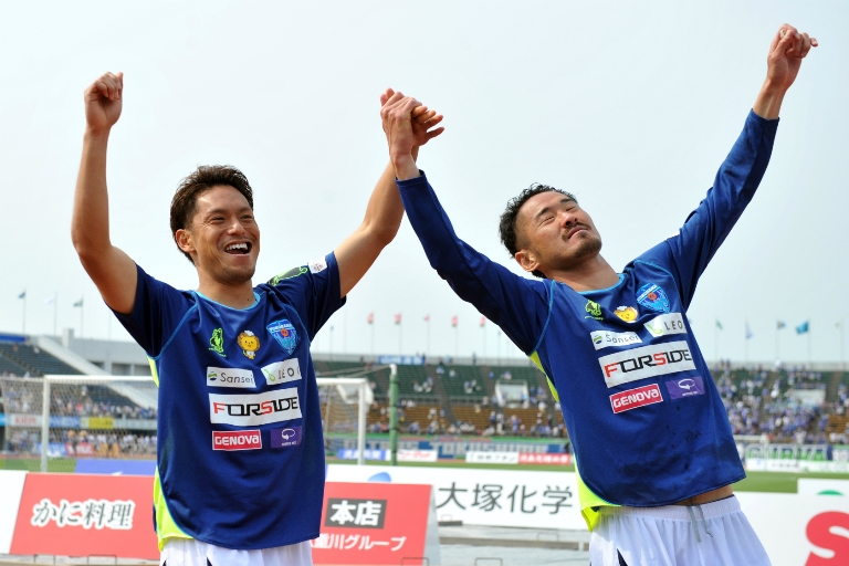 横浜FCのFW津田、古巣・徳島相手に“恩返しゴール”！ 「今日は忘れられない試合になった」