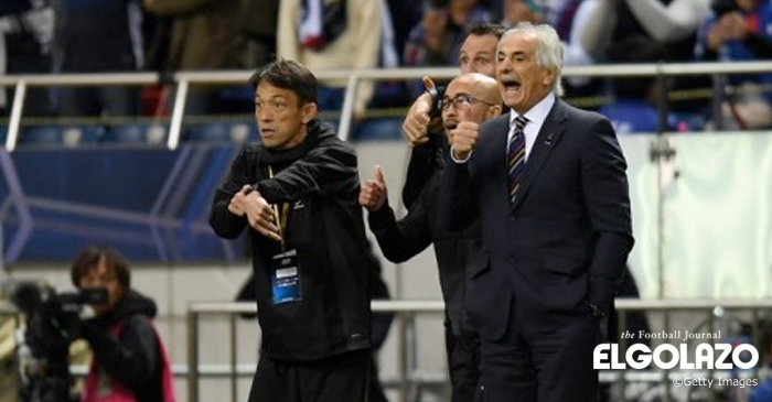 日本代表選手とサポーターを祝福するハリル監督「W杯出場を全員で勝ち取りたい」