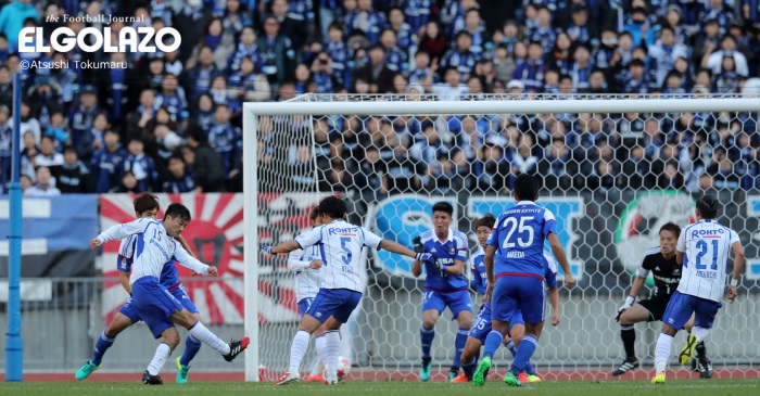 横浜FMと鹿島が天皇杯4強へ。横浜FMはMF天野純の強烈ミドルでG大阪の3連覇の夢を打ち砕く